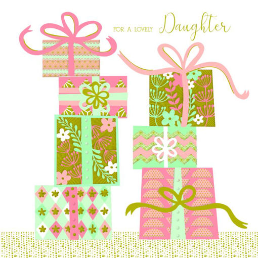Picture of LOVELY DAUGHTER BIRTHDAY CARD